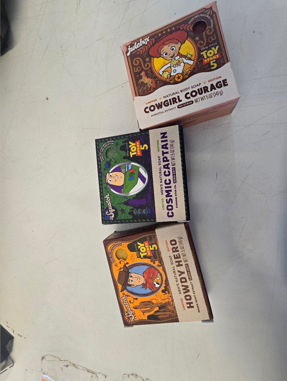 Disney Toy Story 5 Character Soap Set - Green, Orange, Brown
